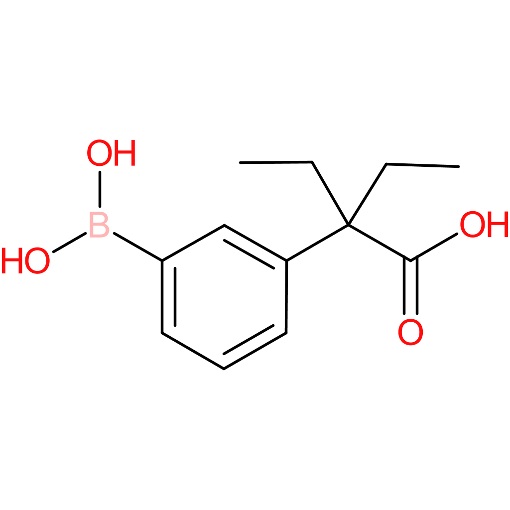 benzeneacetic acid, 3-borono-alpha,alpha-diethyl-