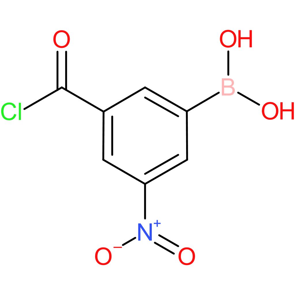 benzeneboronic acid, 3-(chloroformyl)-5-nitro-