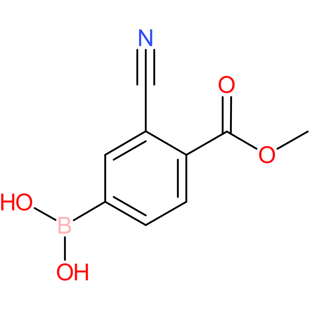 benzoic acid, 4-borono-2-cyano-, 1-methyl ester