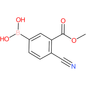 benzoic acid, 5-borono-2-cyano-, 1-methyl ester