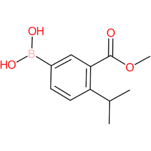 benzoic acid, 5-borono-2-(1-methylethyl)-, 1-methyl ester