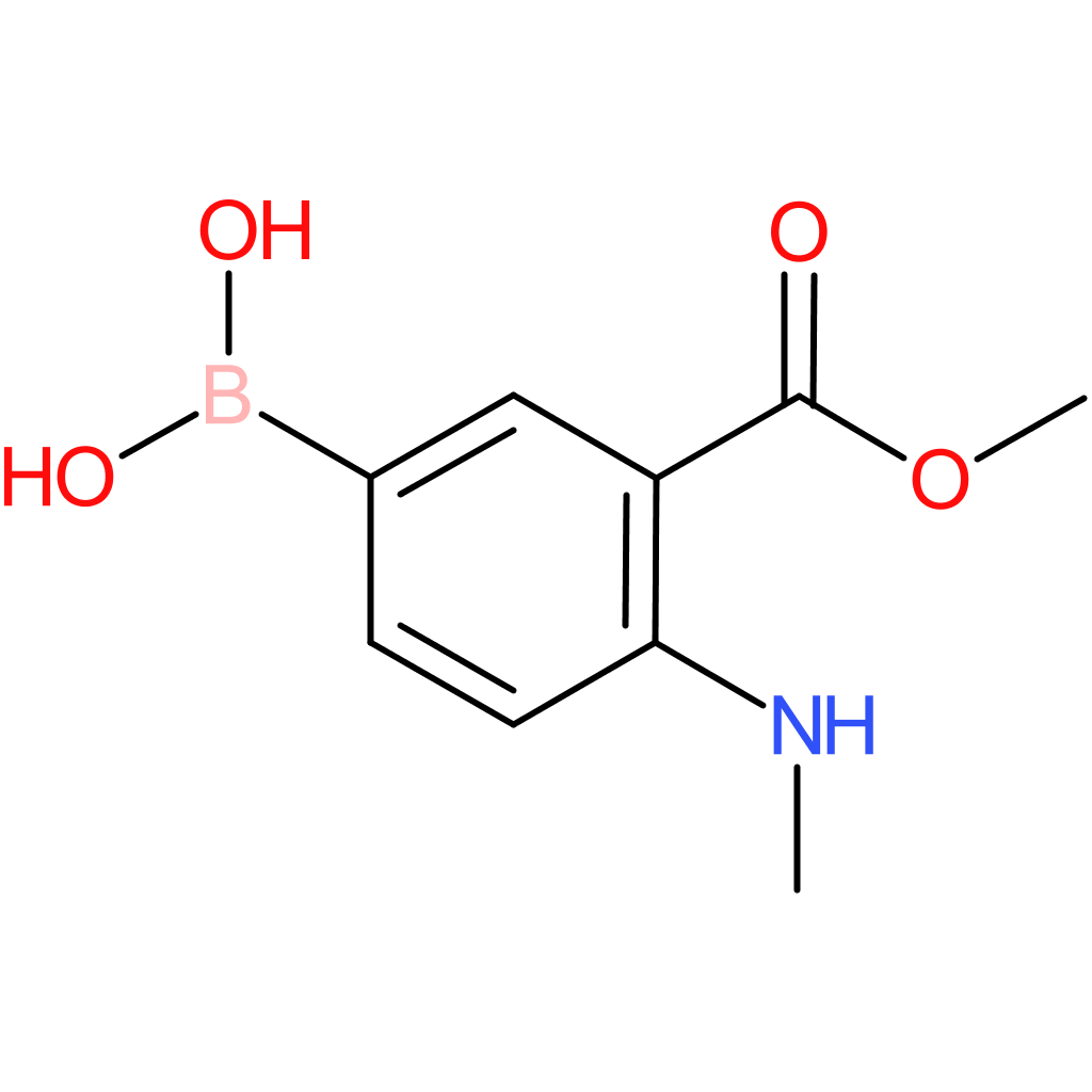 benzoic acid, 5-borono-2-(methylamino)-, 1-methyl ester