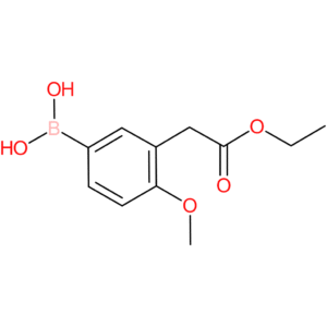 benzeneacetic acid, 5-borono-2-methoxy-, 1-ethyl ester