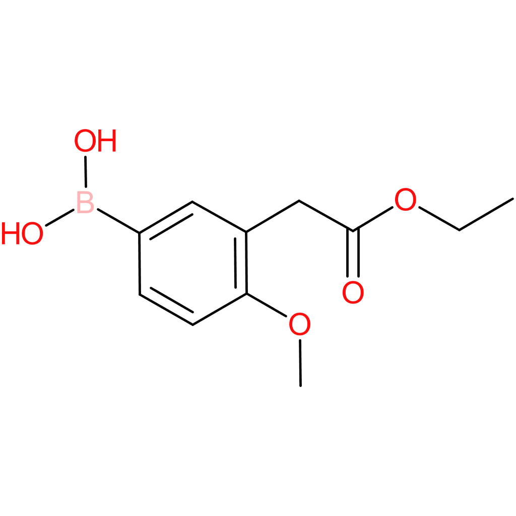 benzeneacetic acid, 5-borono-2-methoxy-, 1-ethyl ester