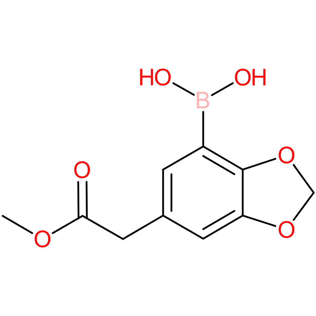 1,3-benzodioxolE-5-acetic acid, 7-borono-, 5-methyl ester