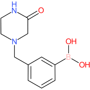 b-[3-[(3-oxo-1-piperazinyl)methyl]phenyl]-boronic acid