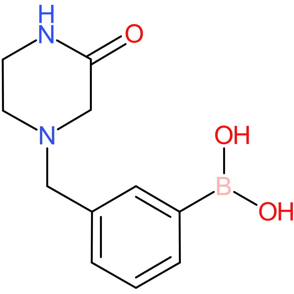 b-[3-[(3-oxo-1-piperazinyl)methyl]phenyl]-boronic acid
