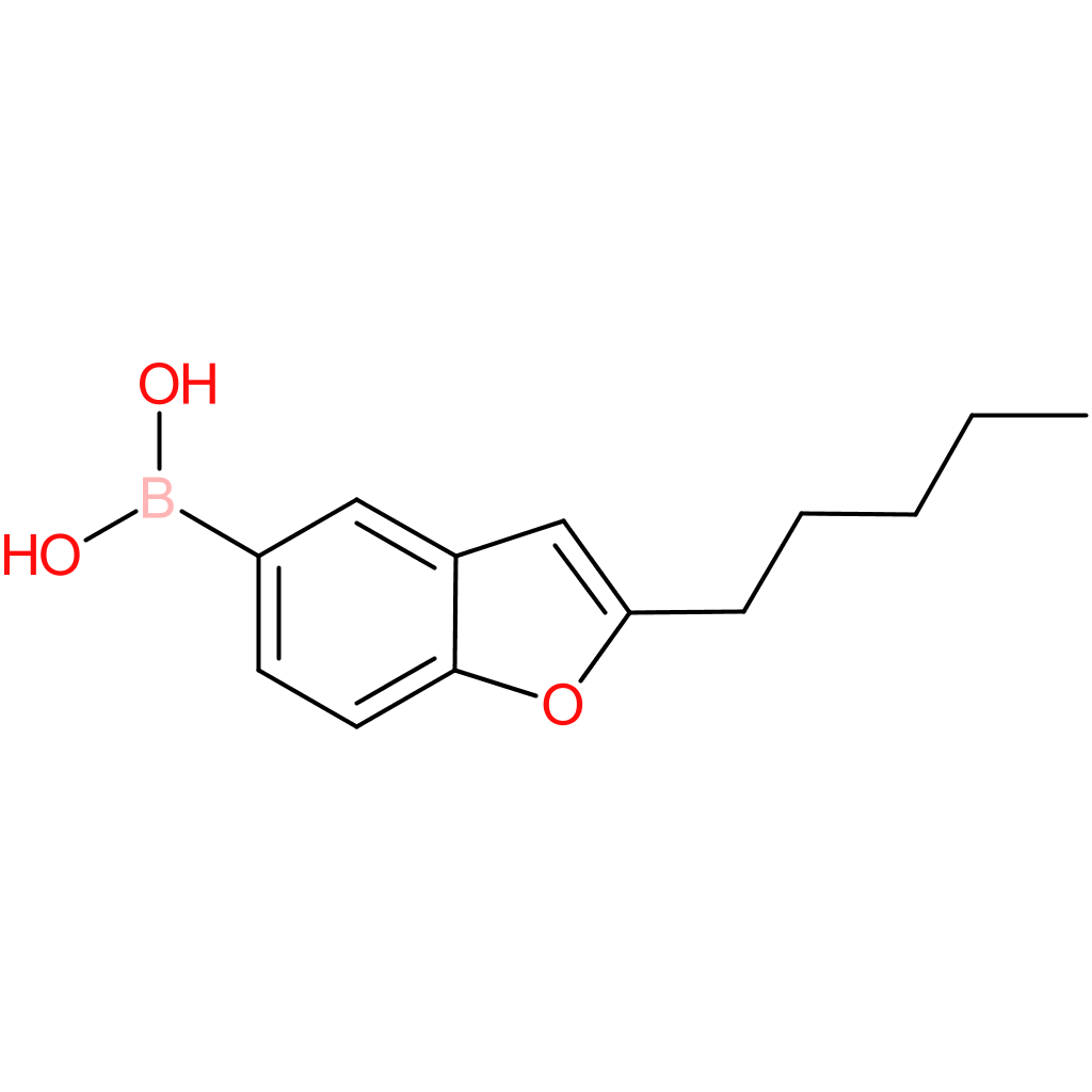 boronic acid, (2-pentyl-5-benzofuranyl)-