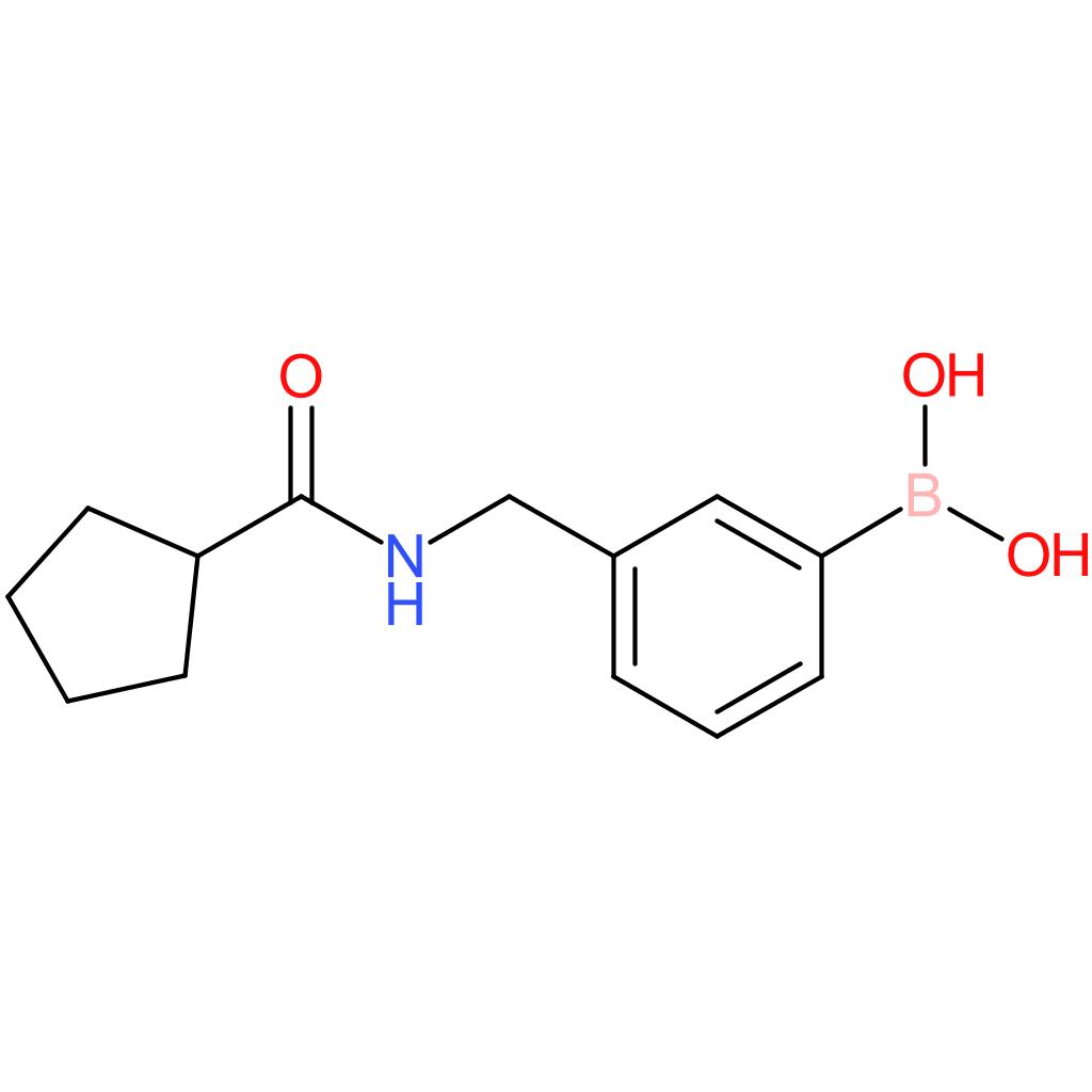 3-[(cyclopentanecarbonyl-amino)-methyl]-phenylboronic acid