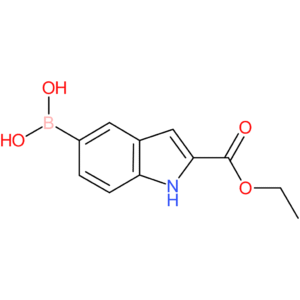 1h-indolE-2-carboxylic acid, 5-borono-, 2-ethyl ester