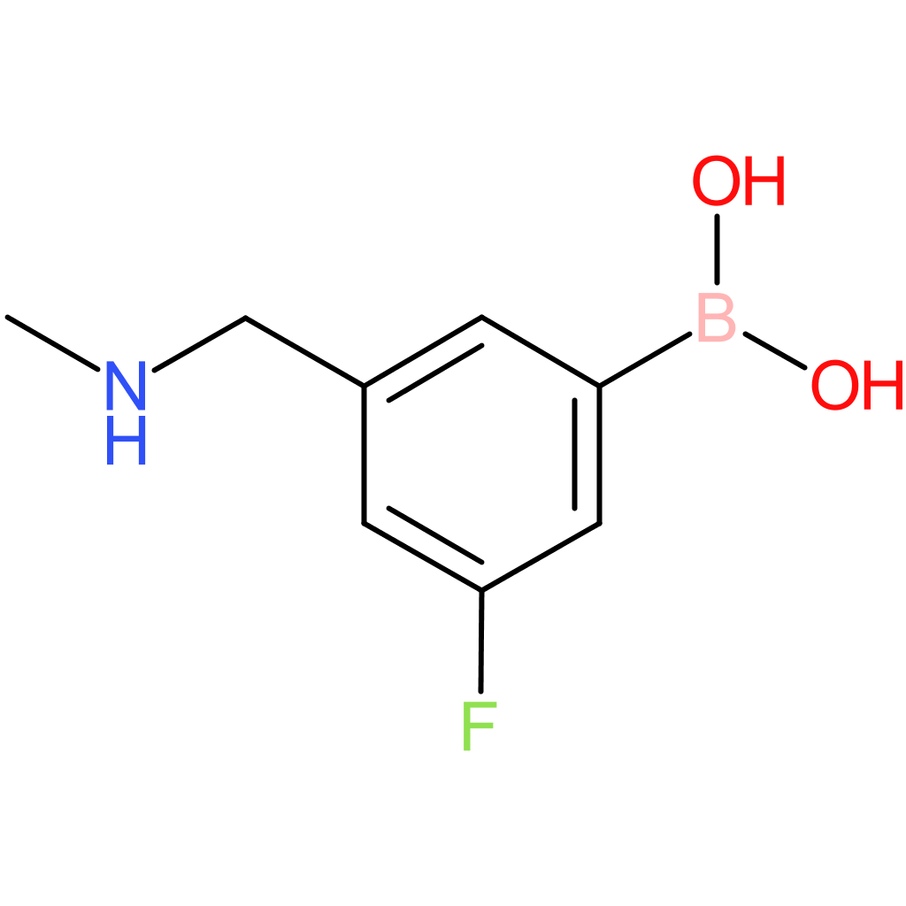 (3-fluoro-5-[(methylamino)methyl]phenyl)boronic acid