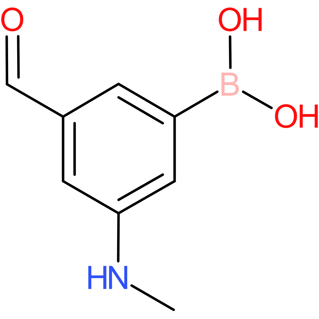 boronic acid, b-[3-formyl-5-(methylamino)phenyl]-