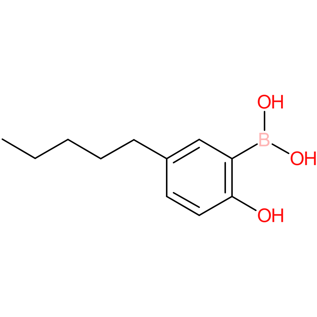 boronic acid, b-(2-hydroxy-5-pentylphenyl)-