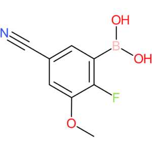 (5-cyano-2-fluoro-3-methoxyphenyl)boronic acid