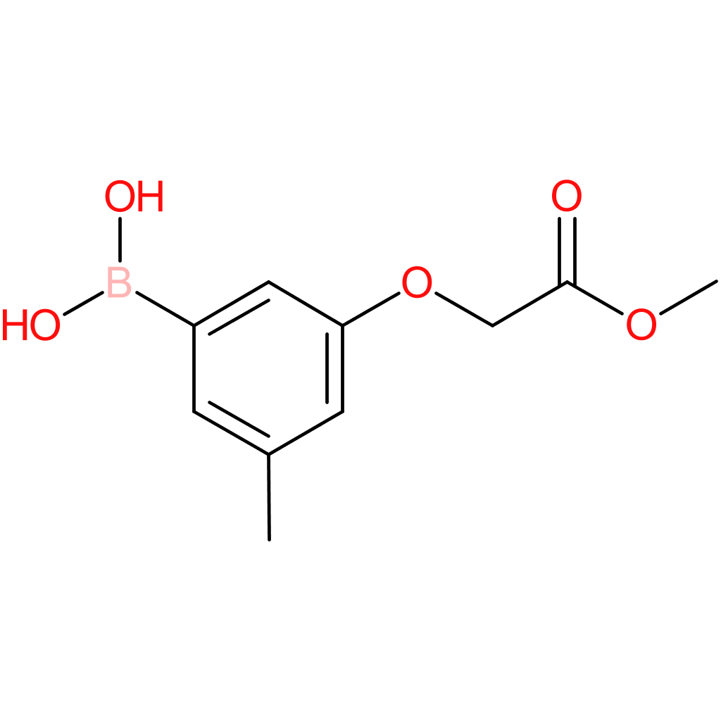 acetic acid, 2-(3-borono-5-methylphenoxy)-, 1-methyl ester