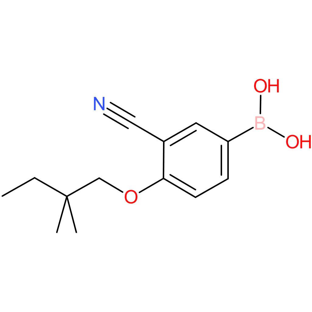 boronic acid, b-[3-cyano-4-(2,2-dimethylbutoxy)phenyl]-