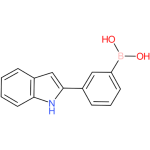boronic acid, b-[3-(1h-indol-2-yl)phenyl]-