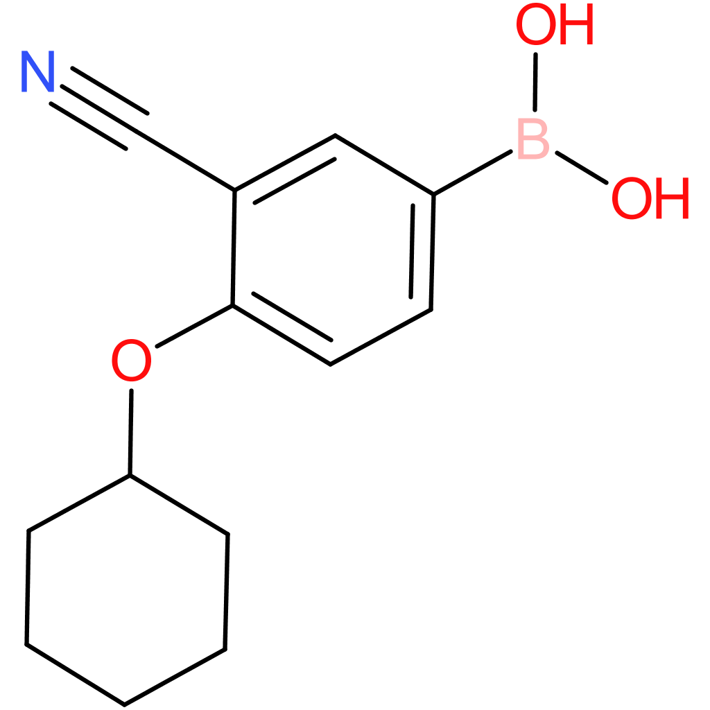 boronic acid, b-[3-cyano-4-(cyclohexyloxy)phenyl]