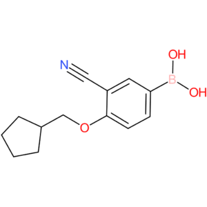 boronic acid, b-[3-cyano-4-(cyclopentylmethoxy)phenyl]-