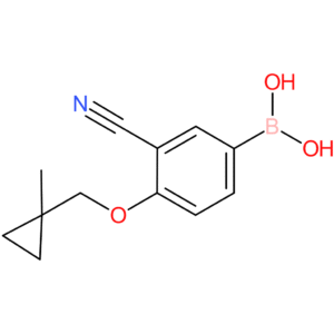 boronic acid, b-[3-cyano-4-[(1-methylcyclopropyl)methoxy]phenyl]-
