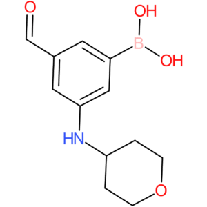 boronic acid, b-[3-formyl-5-[(tetrahydro-2h-pyran-4-yl)amino]phenyl]-