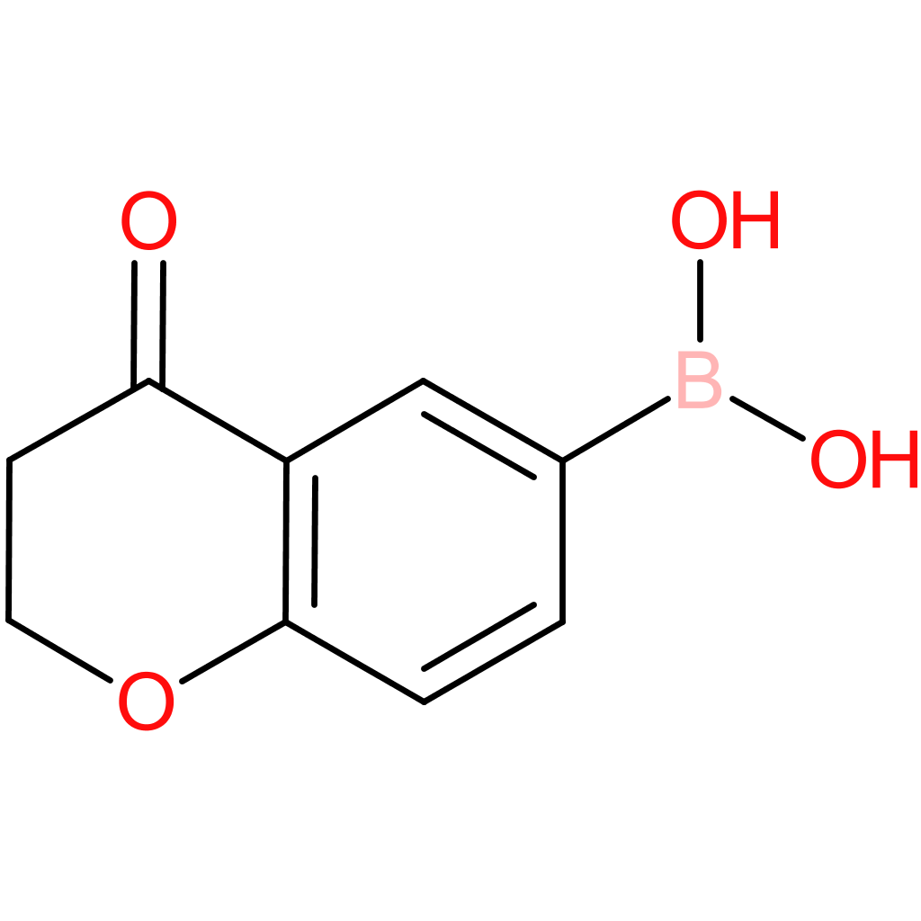 (4-oxo-3,4-dihydro-2h-1-benzopyran-6-yl)boronic acid