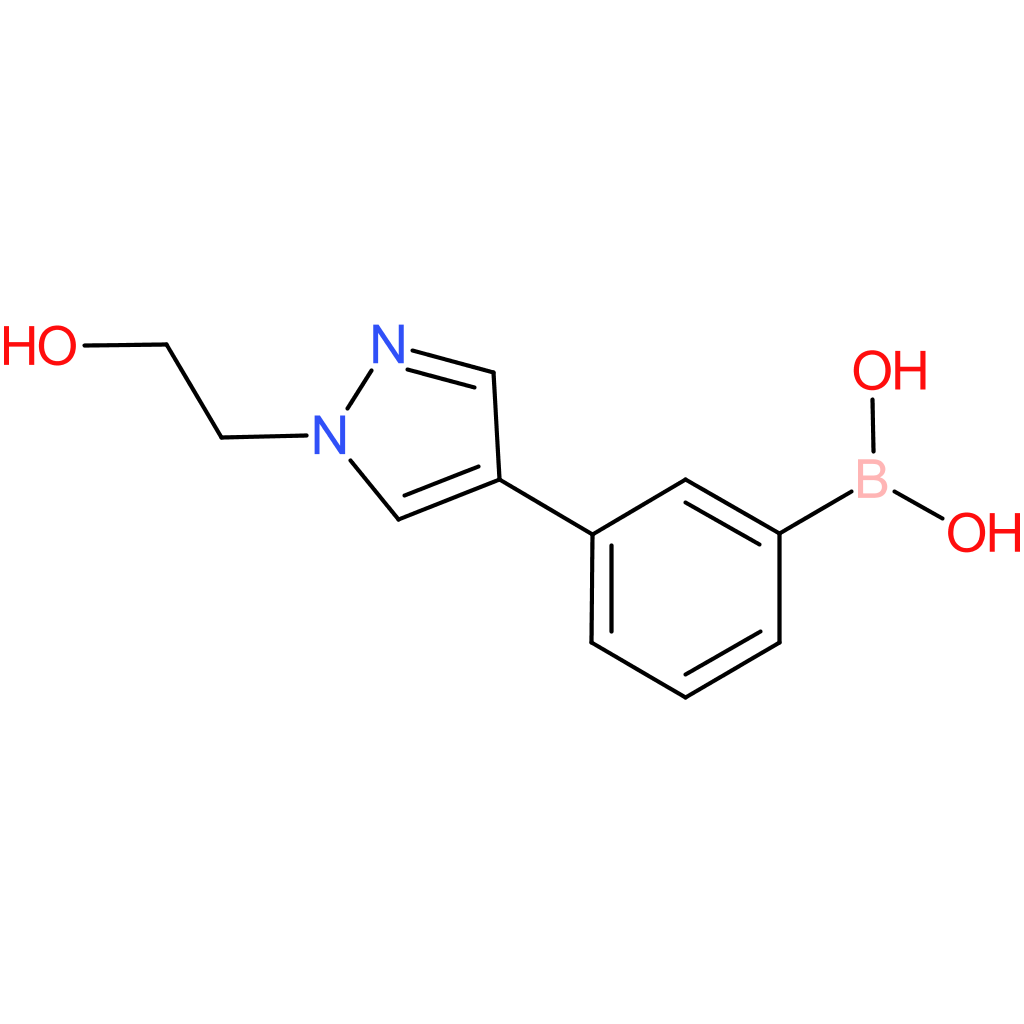boronic acid, b-[3-[1-(2-hydroxyethyl)-1h-pyrazol-4-yl]phenyl]-