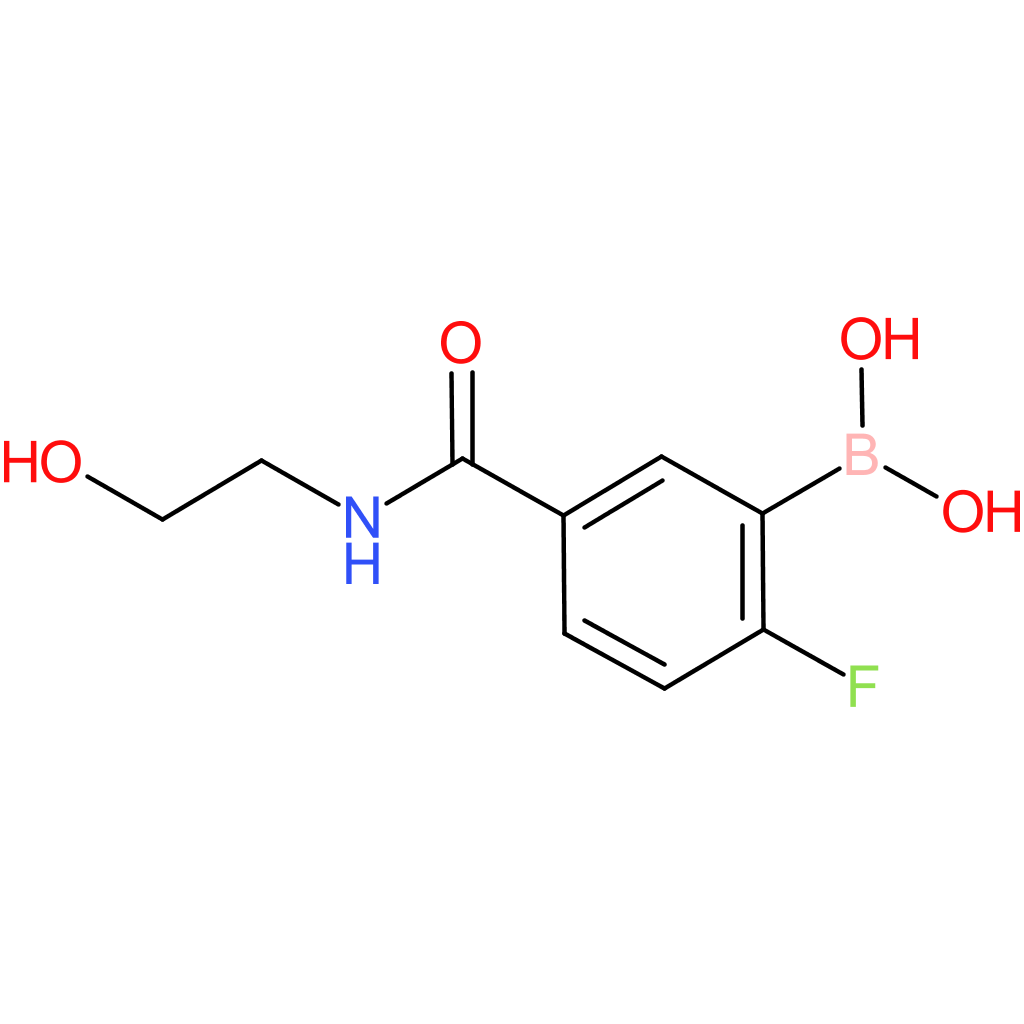 boronic acid, b-[2-fluoro-5-[[(2-hydroxyethyl)amino]carbonyl]phenyl]-