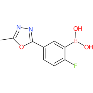boronic acid, b-[2-fluoro-5-(5-methyl-1,3,4-oxadiazol-2-yl)phenyl]-