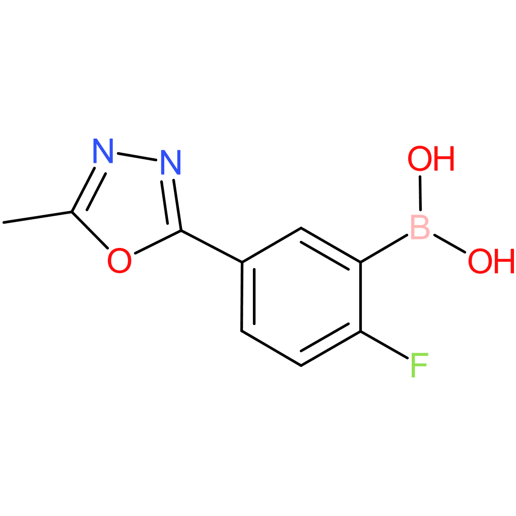 boronic acid, b-[2-fluoro-5-(5-methyl-1,3,4-oxadiazol-2-yl)phenyl]-