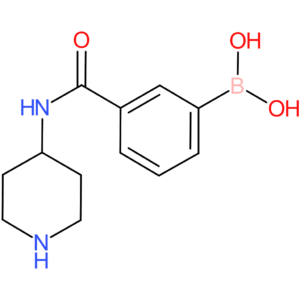 boronic acid, b-[3-[(4-piperidinylamino)carbonyl]phenyl]-