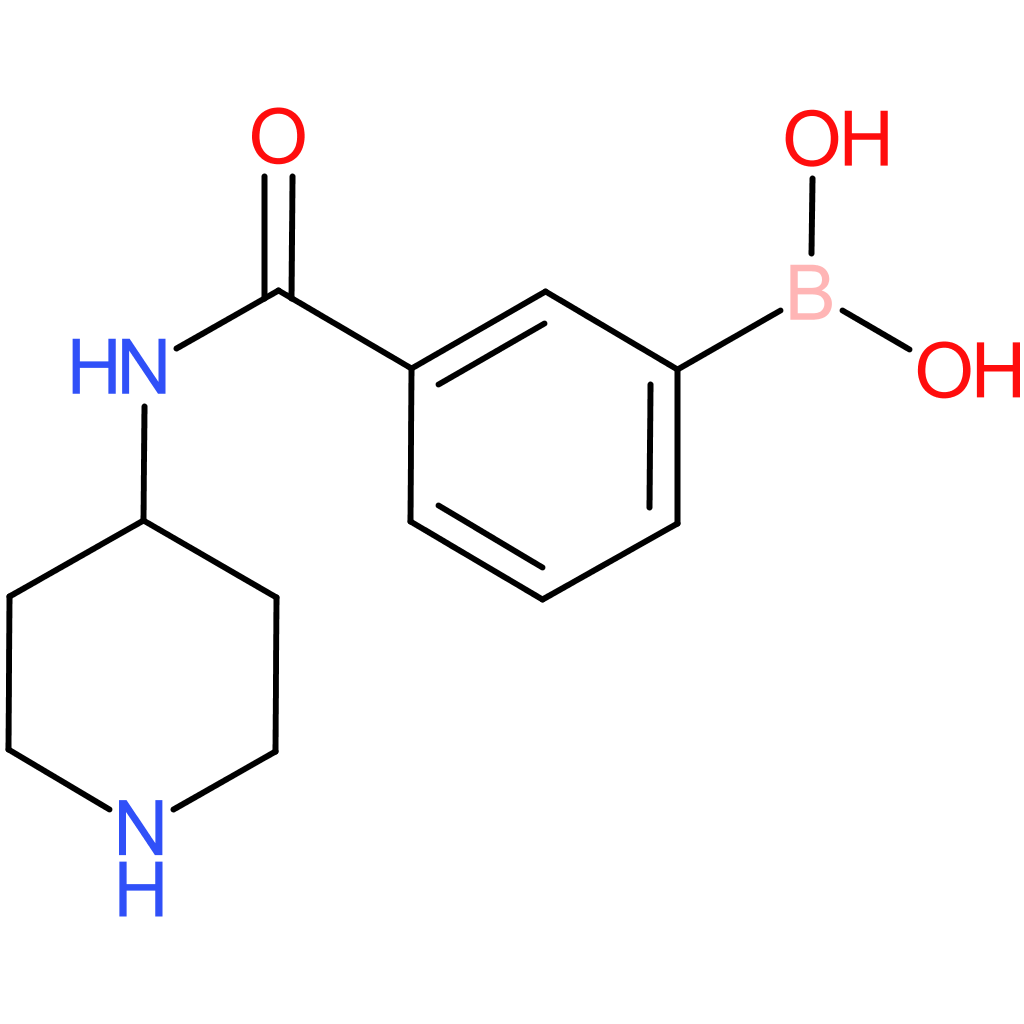 boronic acid, b-[3-[(4-piperidinylamino)carbonyl]phenyl]-