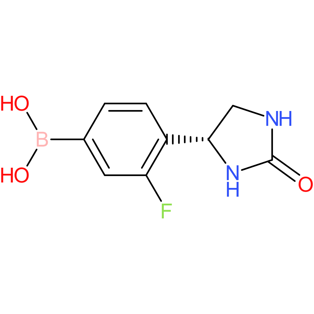 (3-fluoro-4-[(4r)-2-oxoimidazolidin-4-yl]phenyl)boronic acid