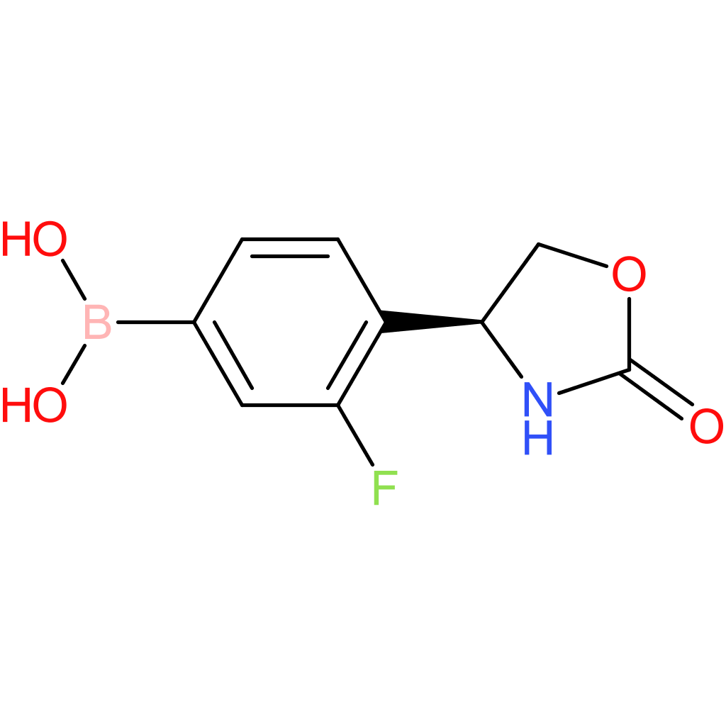 (3-fluoro-4-[(4s)-2-oxo-1,3-oxazolidin-4-yl]phenyl)boronic acid