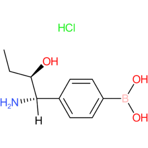 (4-[(1s,2r)-1-amino-2-hydroxybutyl]phenyl)boronic acid hydrochloride