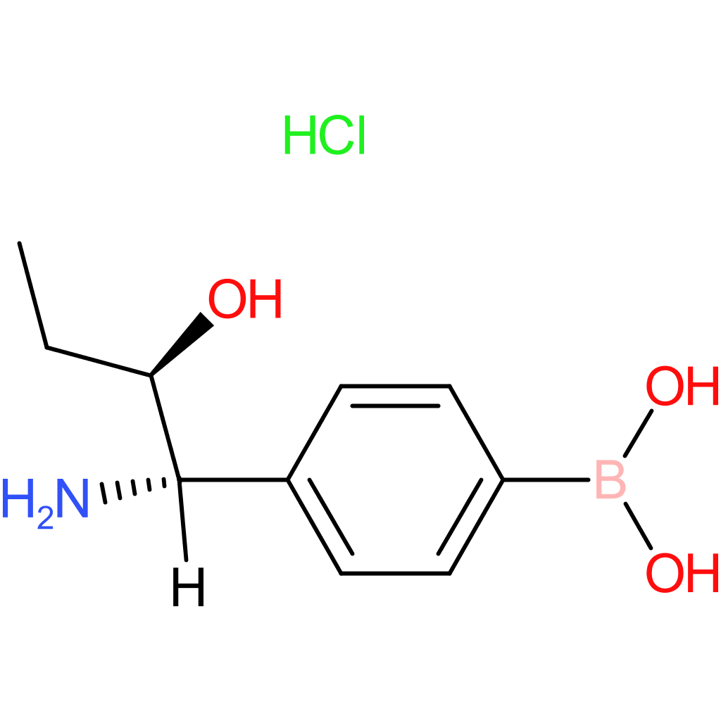 (4-[(1s,2r)-1-amino-2-hydroxybutyl]phenyl)boronic acid hydrochloride