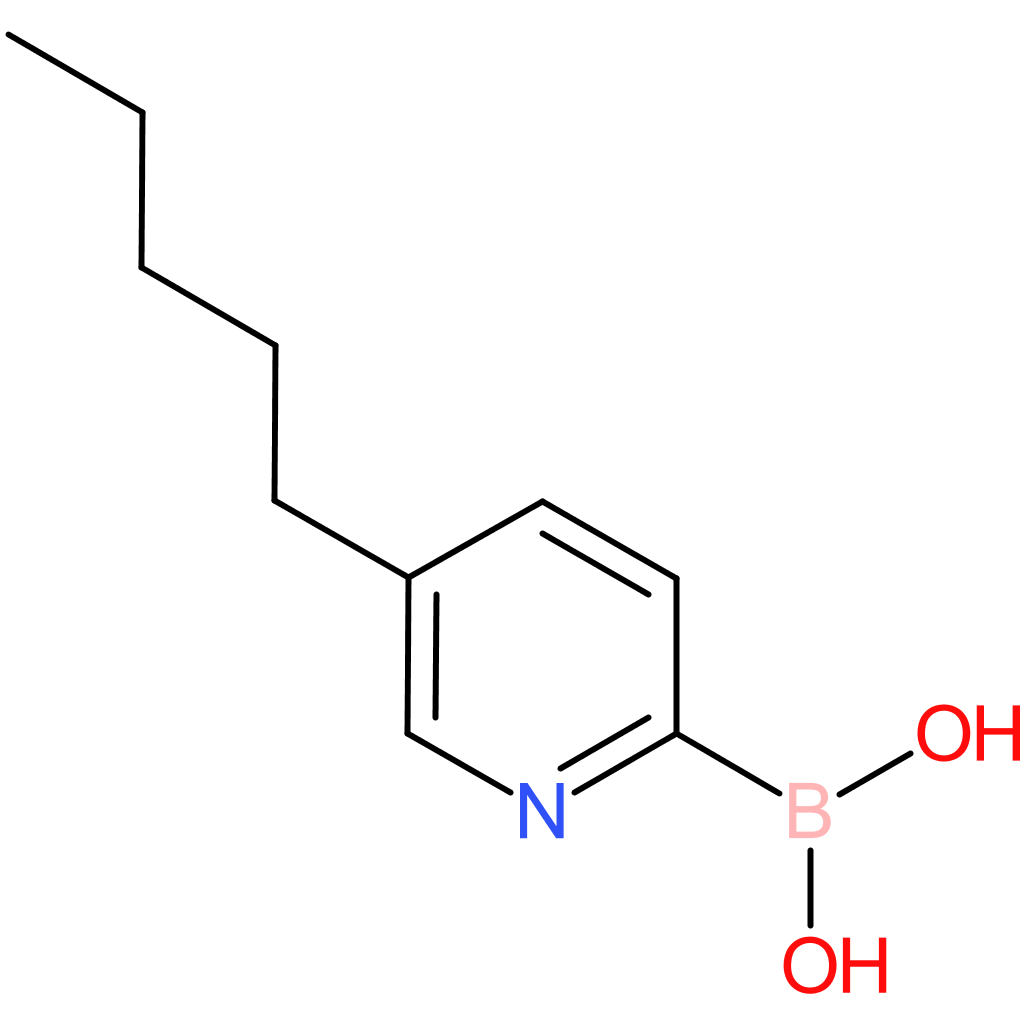 boronic acid, b-(5-pentyl-2-pyridinyl)-