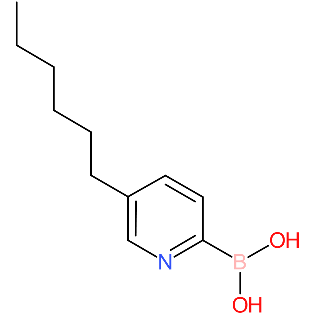 boronic acid, b-(5-hexyl-2-pyridinyl)-