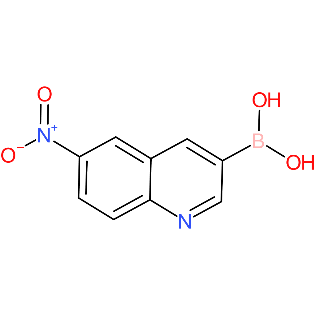 boronic acid, b-(6-nitro-3-quinolinyl)-
