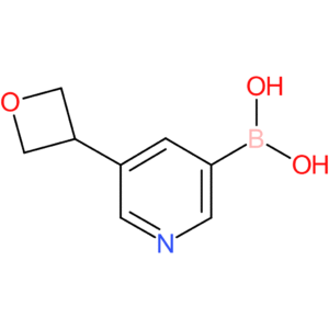 [5-(oxetan-3-yl)pyridin-3-yl]boronic acid