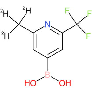 2-(methyl-d3)-6-trifluoromethylpyridine-4-boronic acid