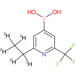 2-(ethyl-d5)-6-trifluoromethylpyridine-4-boronic acid