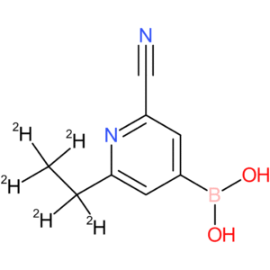 2-(ethyl-d5)-6-cyanopyridine-4-boronic acid