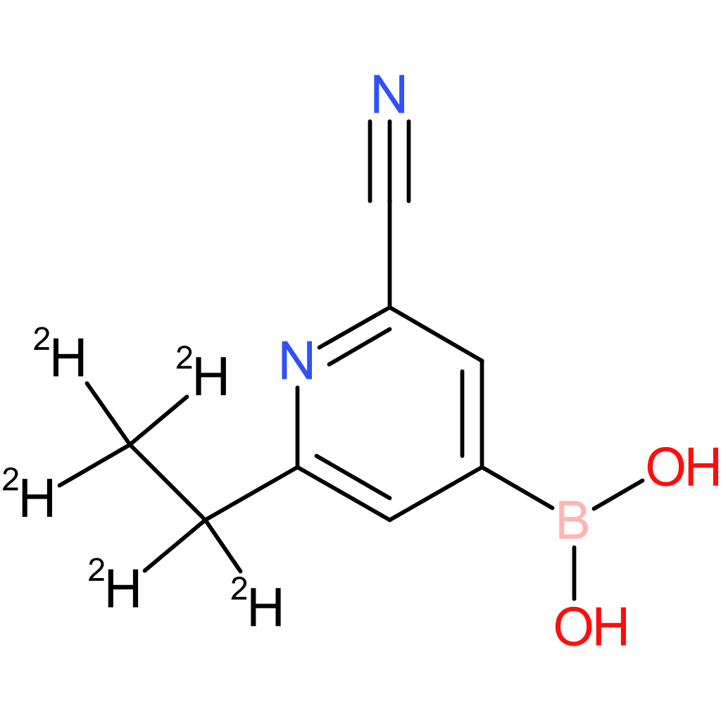 2-(ethyl-d5)-6-cyanopyridine-4-boronic acid