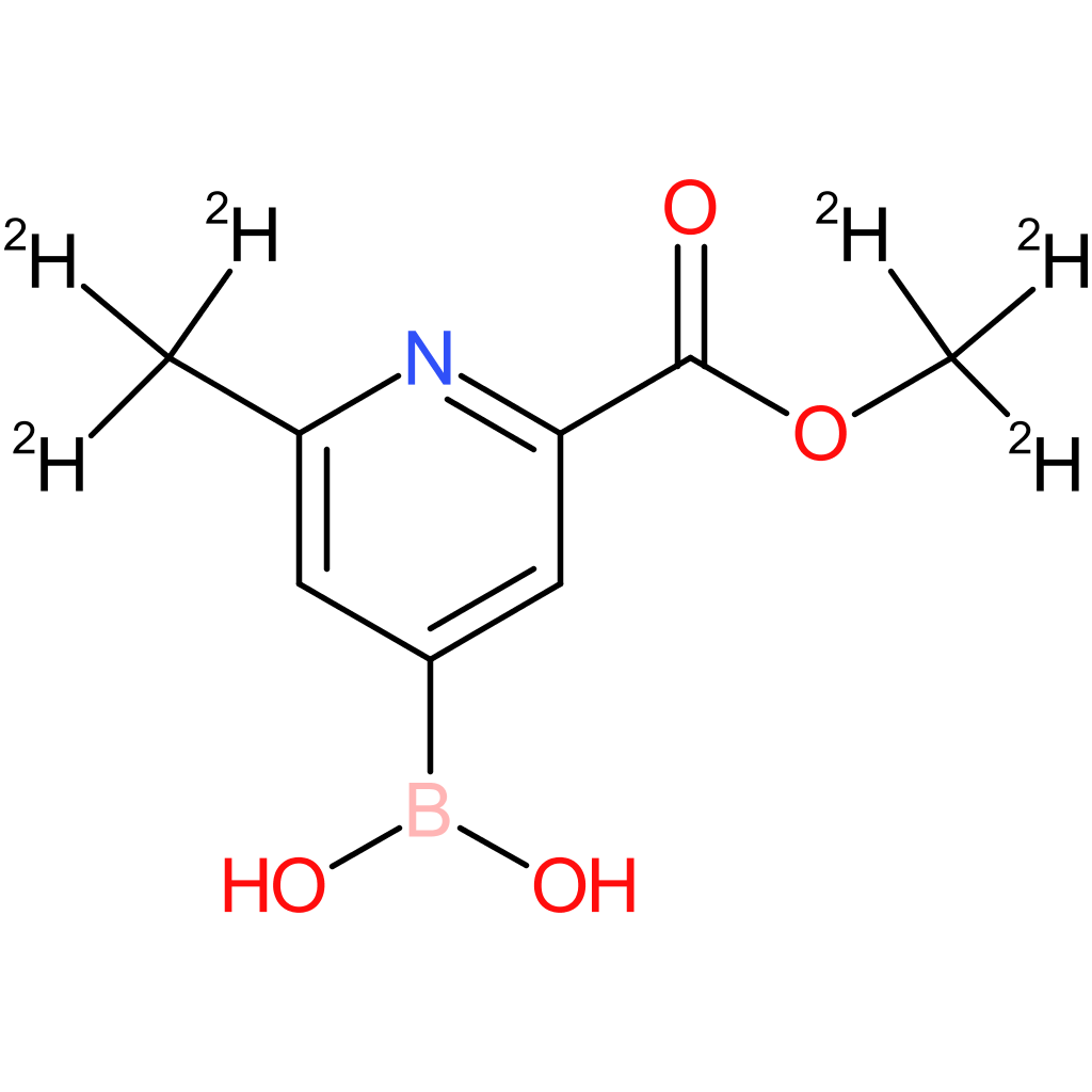 (2-methyl-6-methoxycarbonyl-d6)-pyridine-4-boronic acid