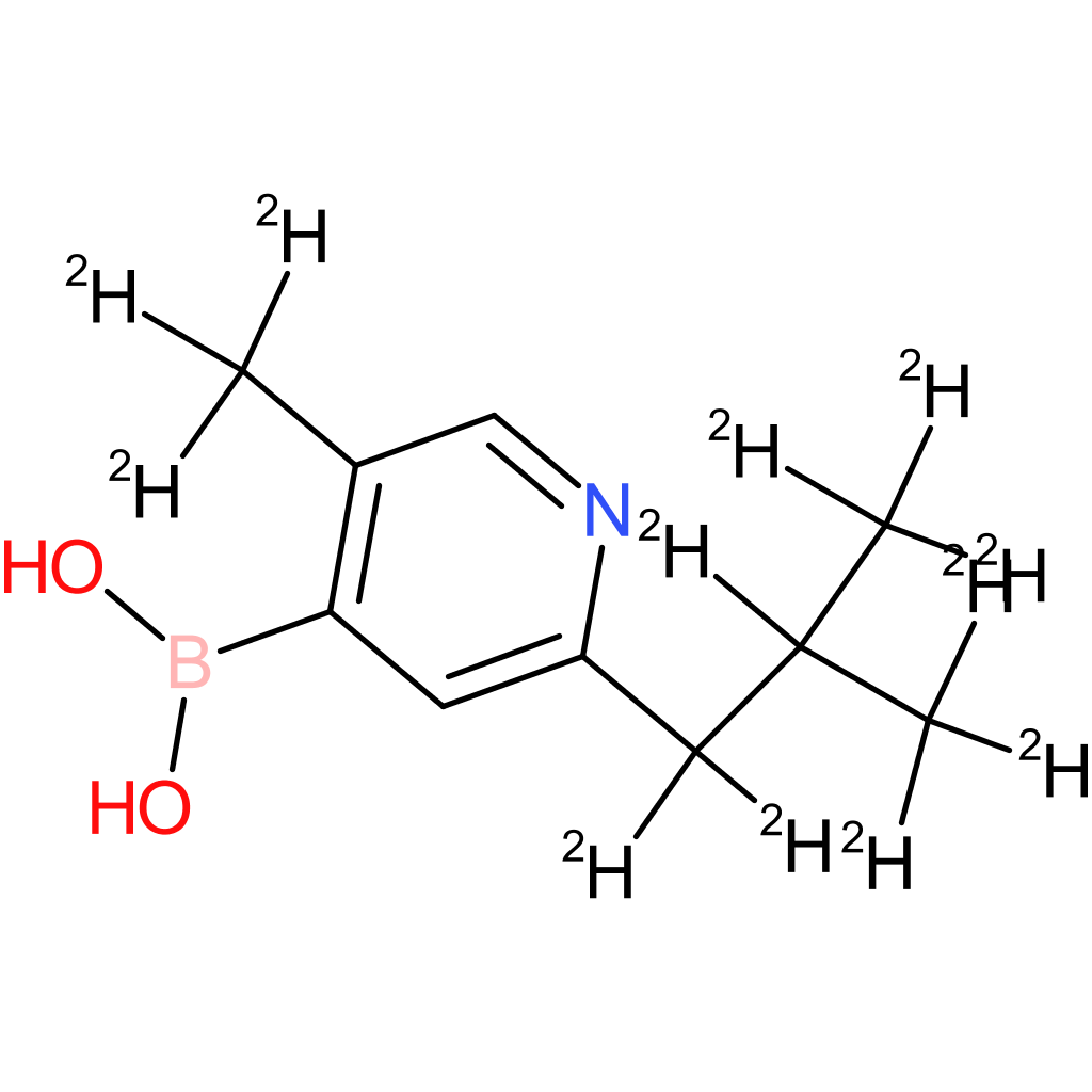 [3-methyl-6-(iso-butyl)-d12]-pyridine-4-boronic acid