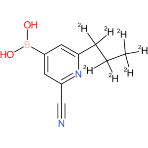 2-cyano-6-(n-propyl-d7)-pyridine-4-boronic acid