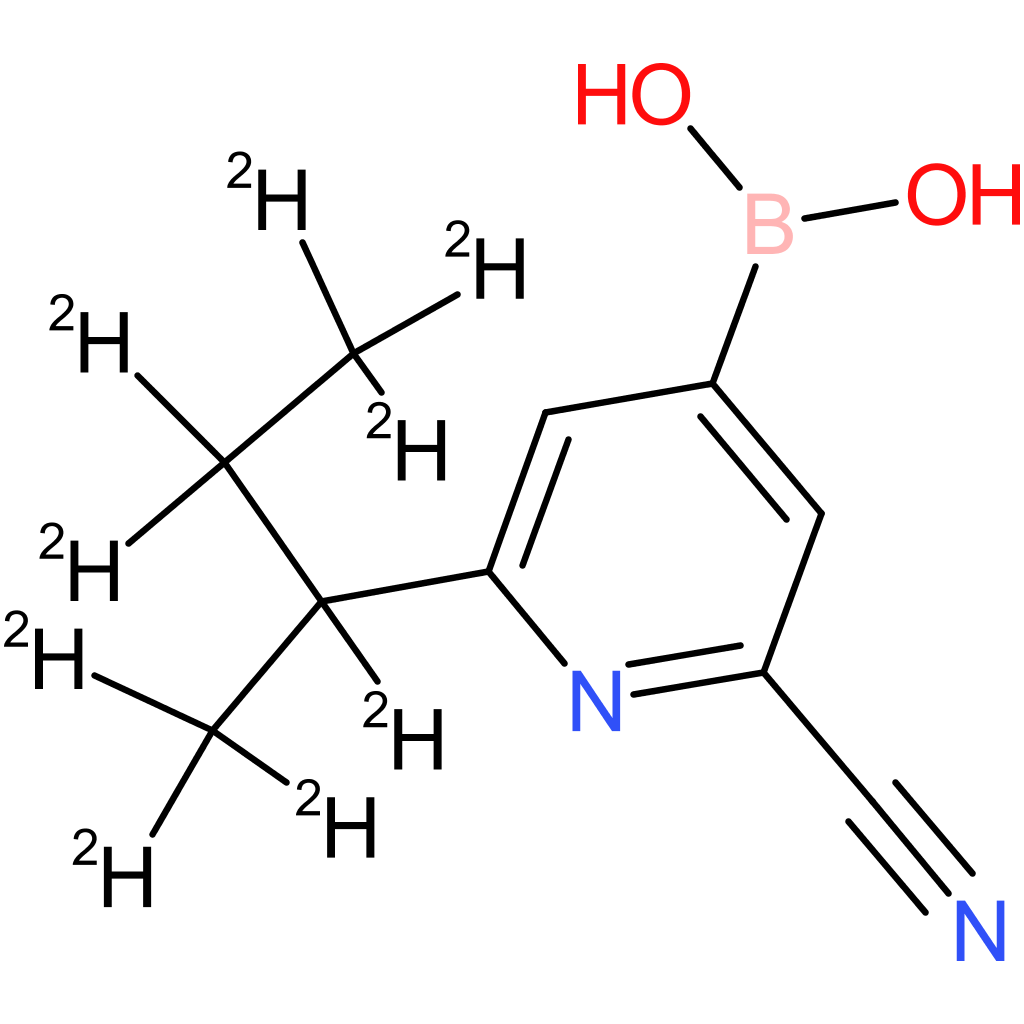 2-cyano-6-(sec-butyl-d9)-pyridine-4-boronic acid