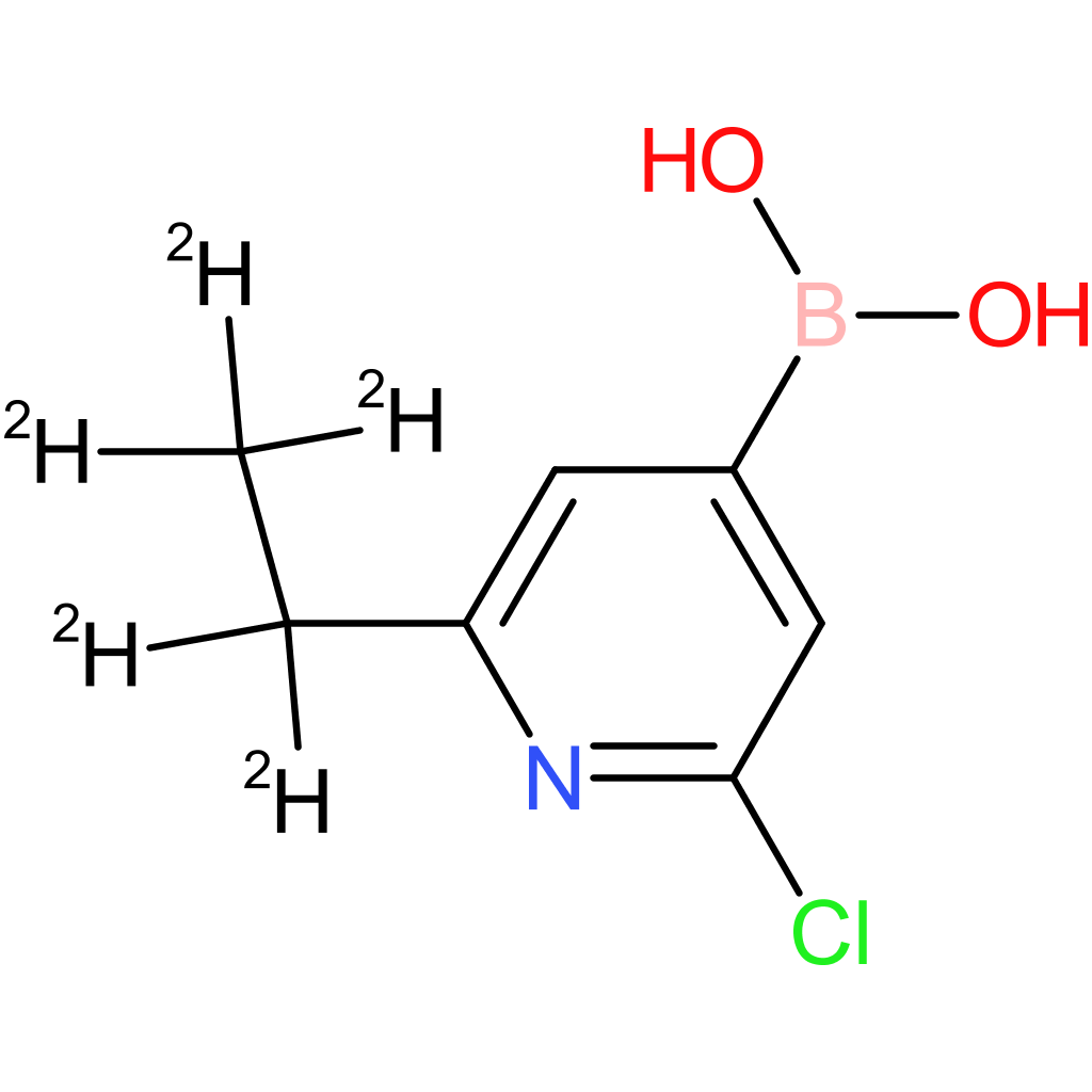 2-chloro-6-(ethyl-d6)-pyridine-4-boronic acid