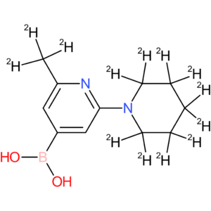 (2-methyl-6-piperidino-d13)-pyridine-4-boronic acid